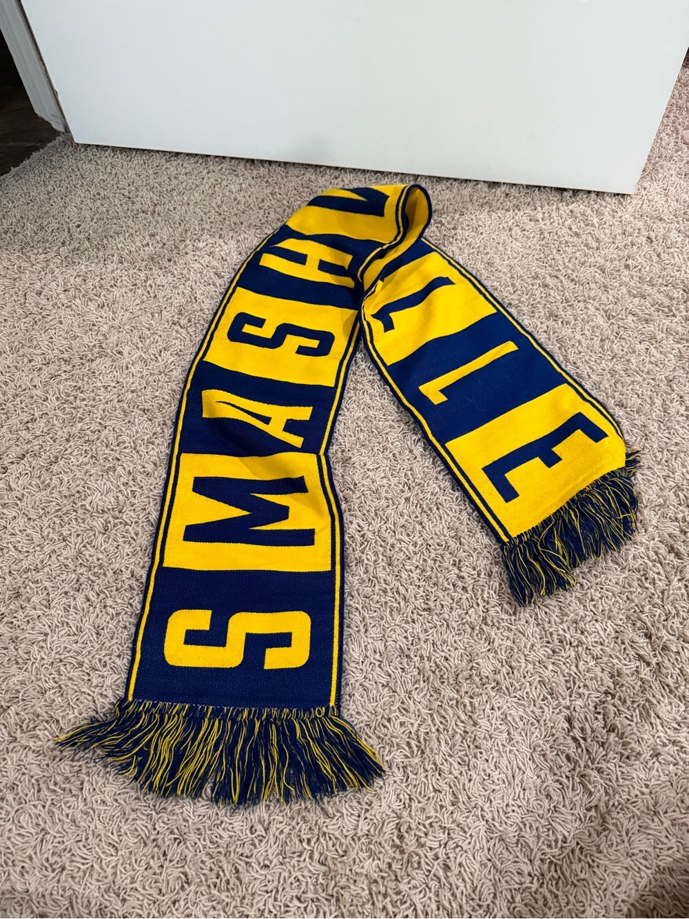 Nashville Predators Yellow and Navy Team Scarf - Branded Fan Apparel